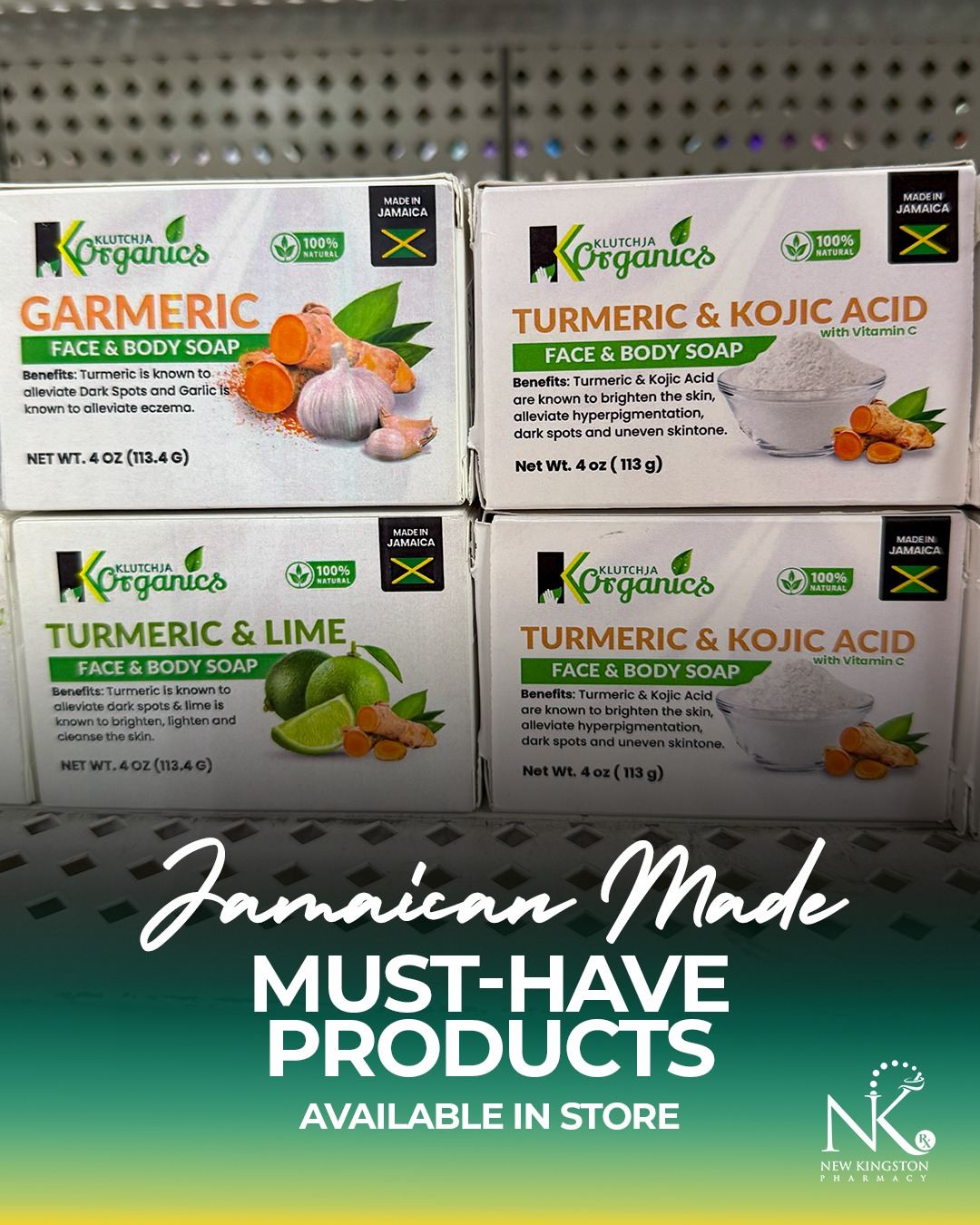 Klutch Ja Organics Jamaican-made face and body soaps